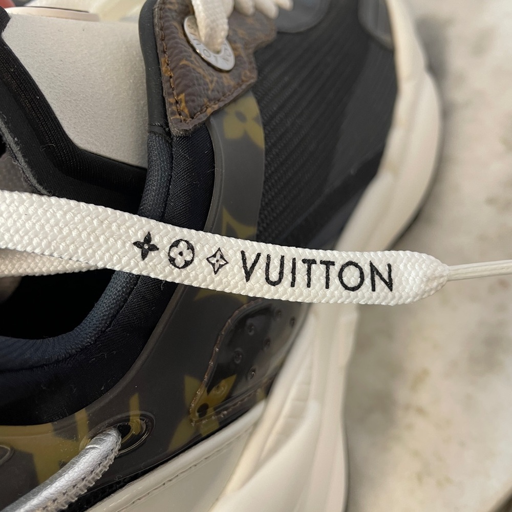 Louis Vuitton Black, White & Brown Women's Runner Sneakers - Picture 13 of 15